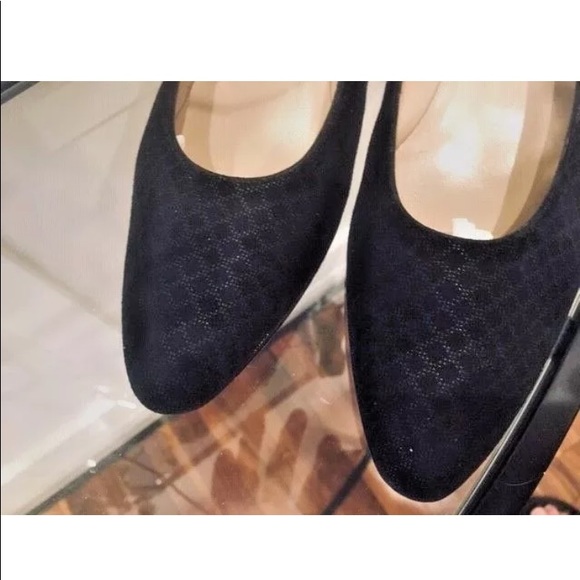 AUTHENTIC SALVATORE FERRAGAMO BLACK SHOES FLATS 9 1/2 AA - Picture 8 of 8